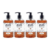 Zum Indigo Wild hand soap bottle front with amber scent for kitchen and bath