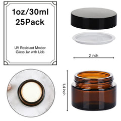 11 Hoa Kinh 1oz amber jar in a cosmetic bag for lotions and creams
