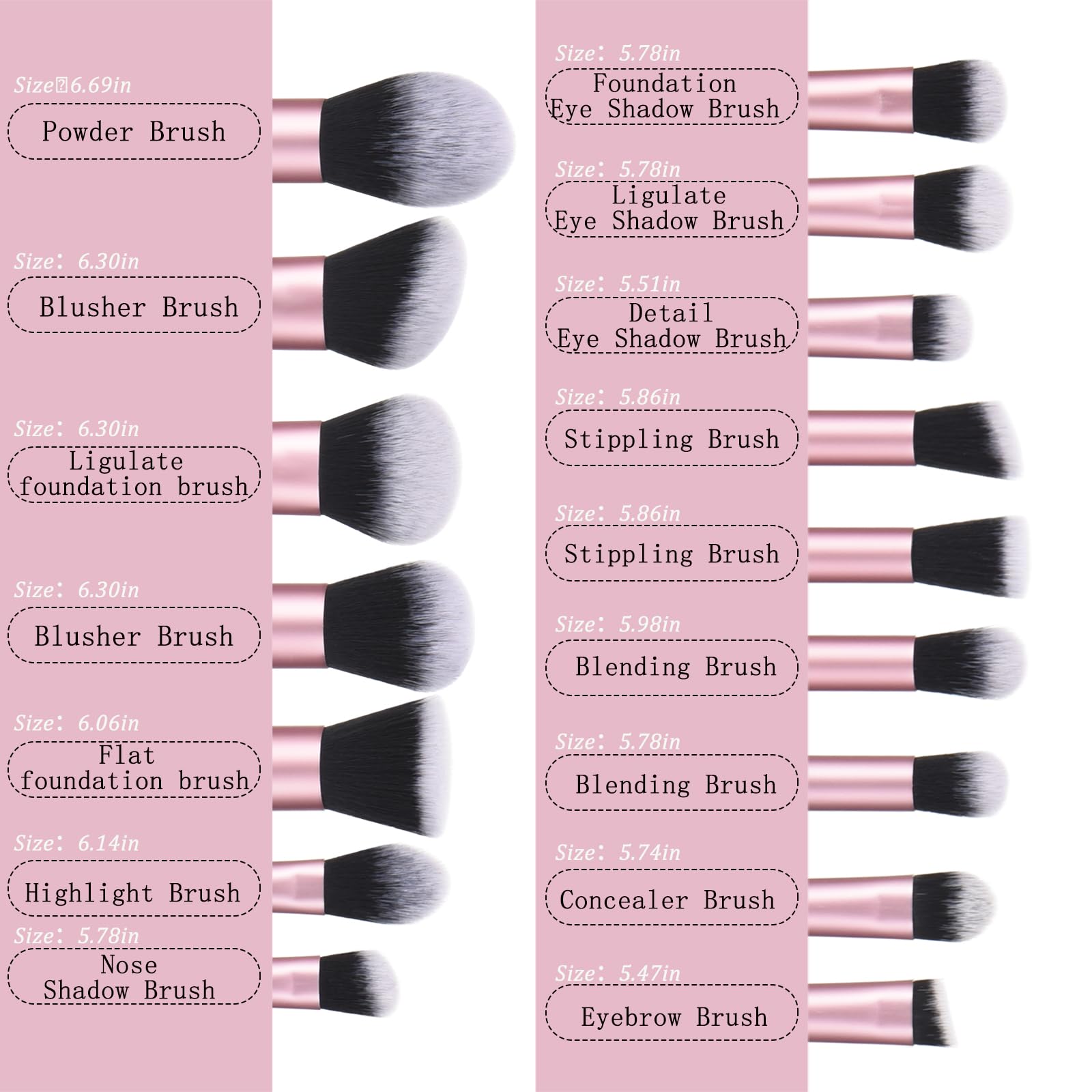 111 concealer brush with soft bristles for precise coverage
