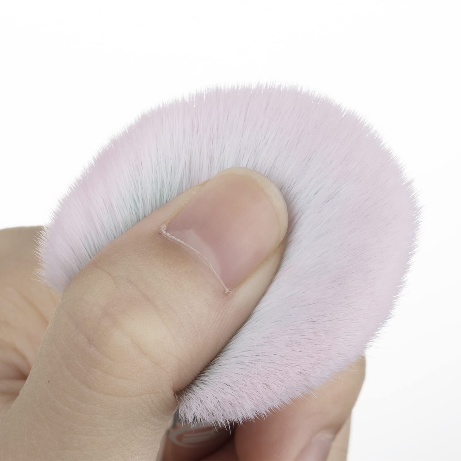 111 foundation brush pink blue gradient designed for even complexion application