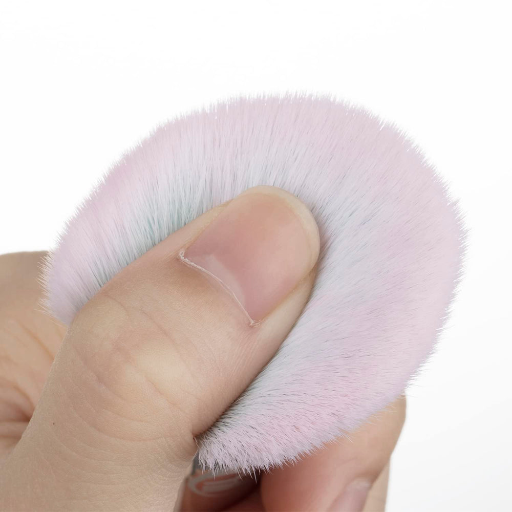 111 foundation brush pink blue gradient designed for even complexion application