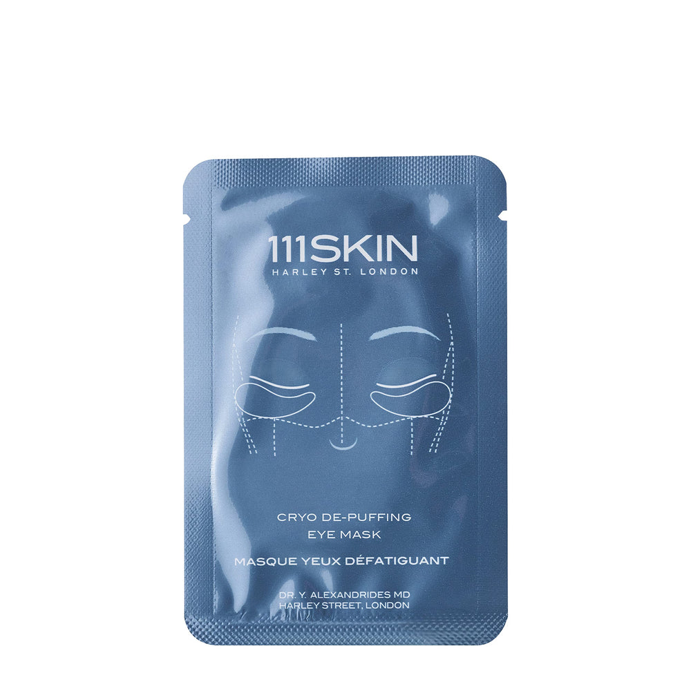 Peptide complex in 111SKIN Cryo De-Puffing Eye Mask supporting fluid balance.