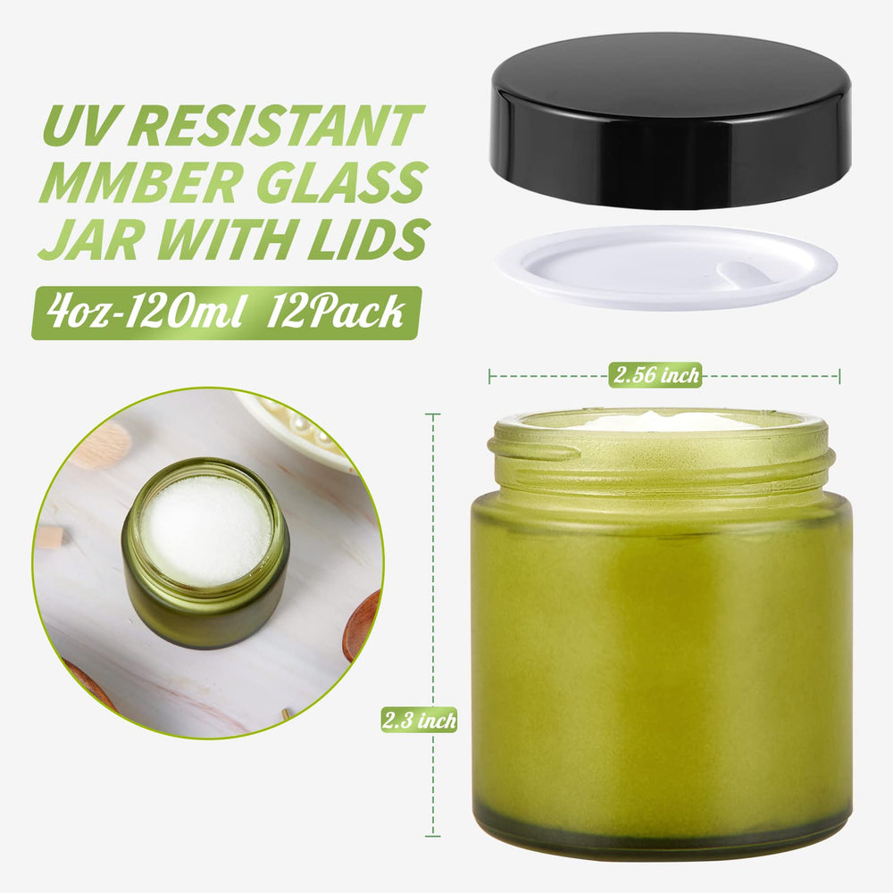 11 Hoa Kinh 12-pack packaging with green frosted jars ready for DIY beauty kits.