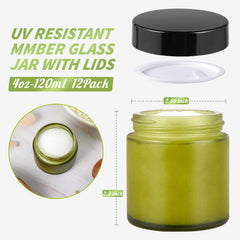 11 Hoa Kinh 12-pack packaging with green frosted jars ready for DIY beauty kits.
