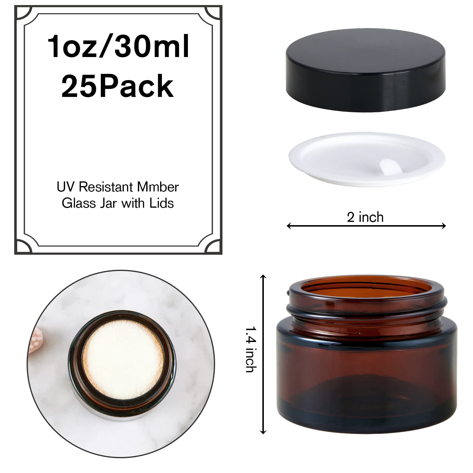 11 Hoa Kinh black lid travel jar demonstrates leak-proof design for on-the-go routines.