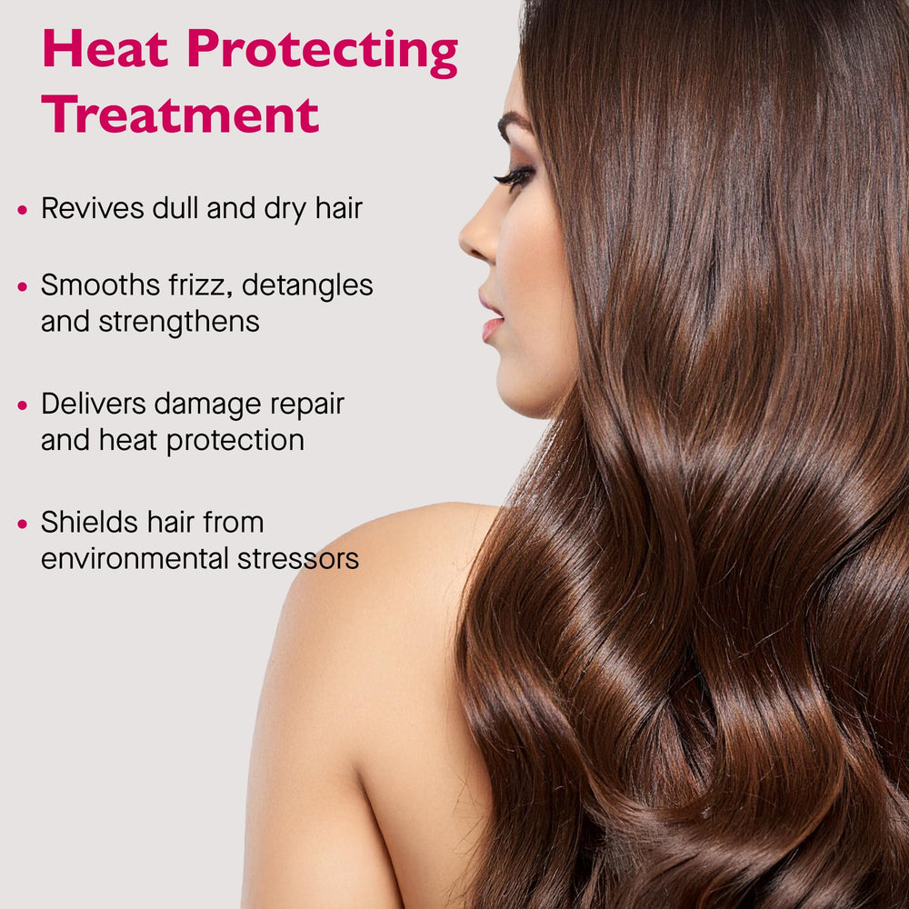 12 Benefits Leave-In Conditioner Spray close-up demonstrates frizz-control action