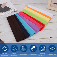 24 Pack Headbands pink headband adds subtle pop during workouts