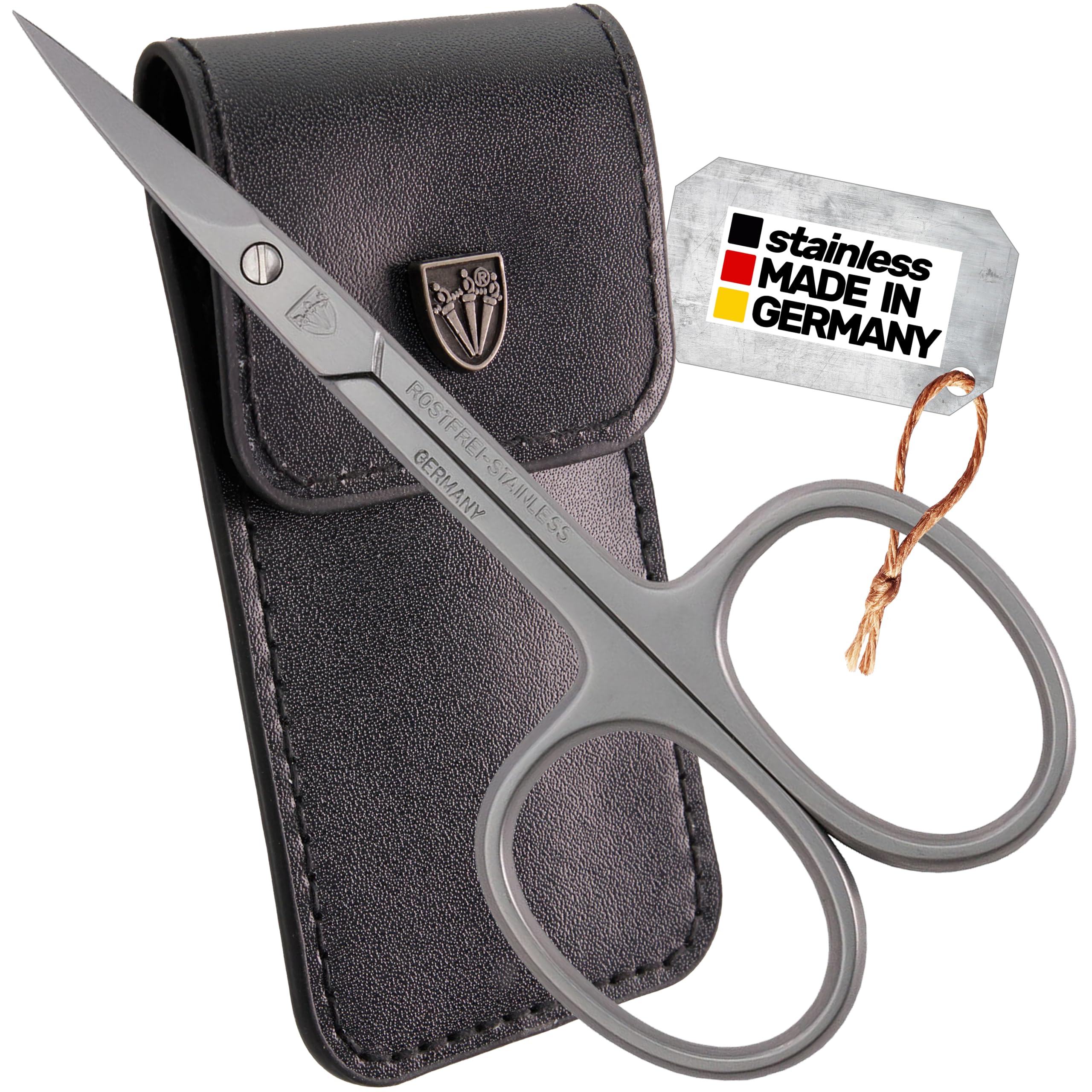 3 Swords Germany curved cuticle scissors closeup for precise cuticle trimming