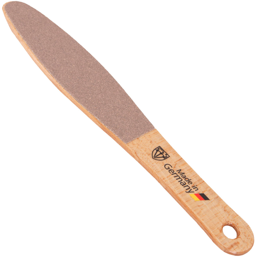 3 Swords Germany foot file with beech wood handle for ergonomic grip