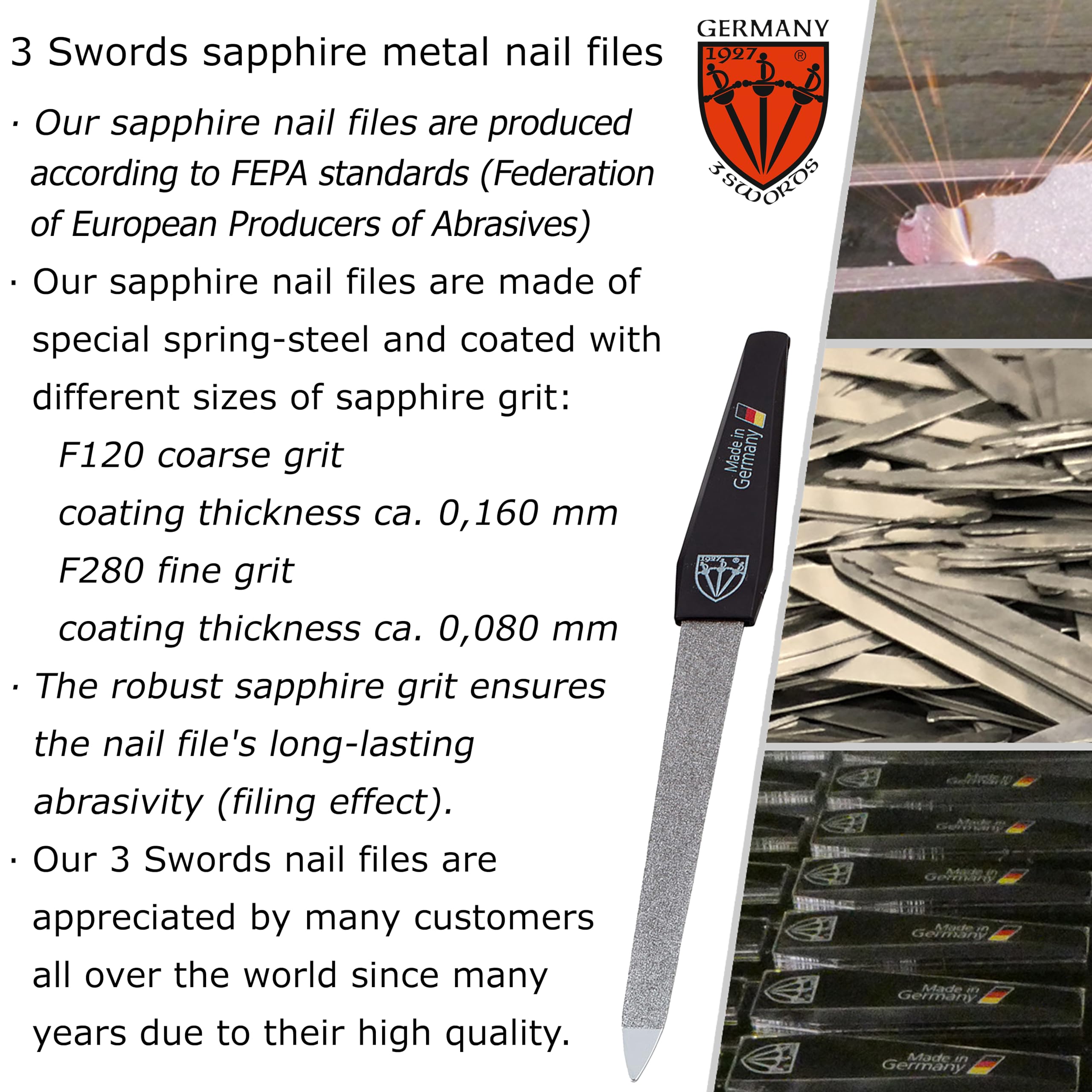 3 Swords Germany gift idea presented as a nail care beauty set