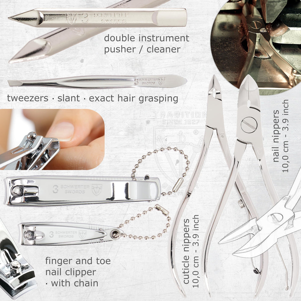 3 Swords Germany nail scissors close-up—sharp blades for clean nail shaping.