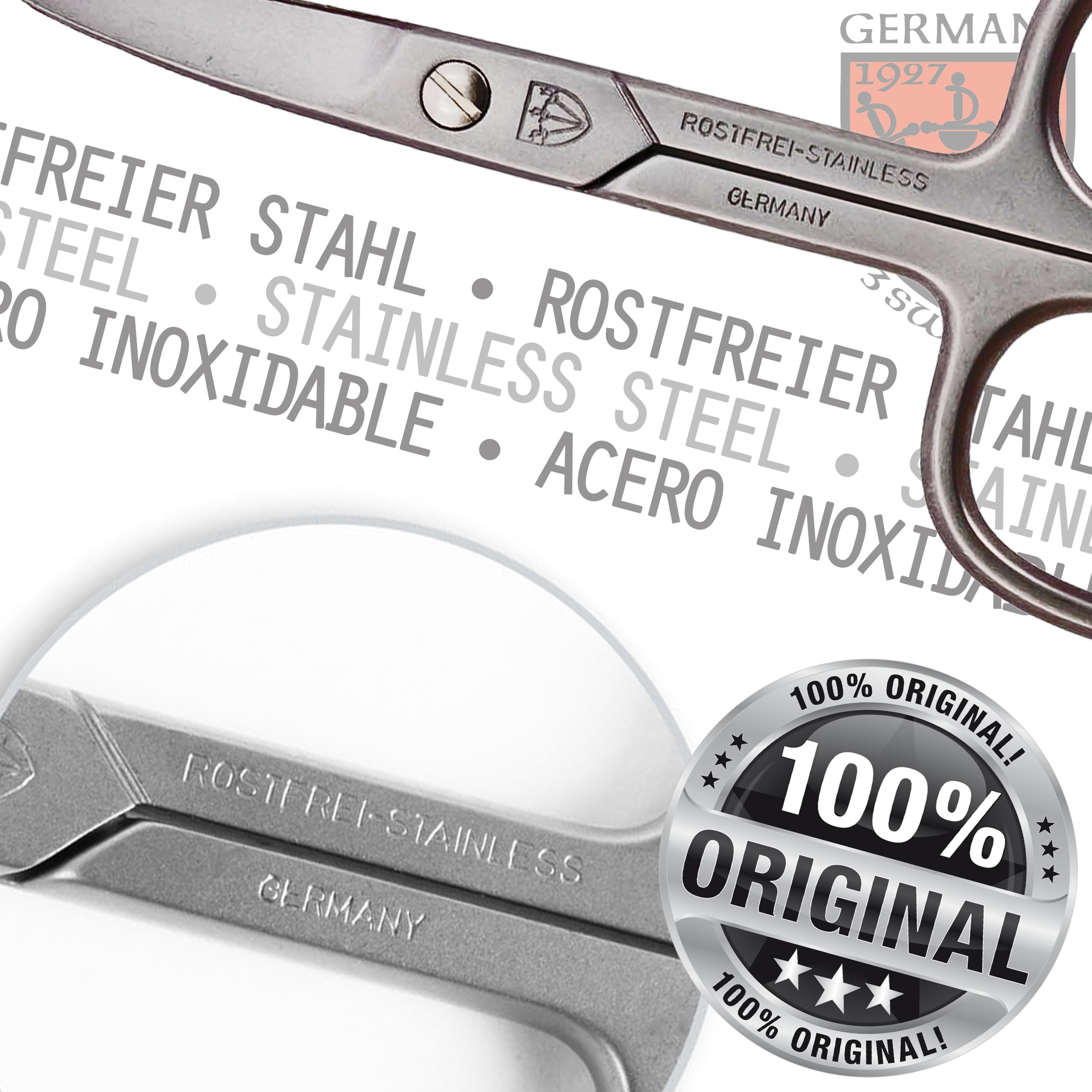 3 Swords Germany curved blades provide gentle nail shaping and confident control.
