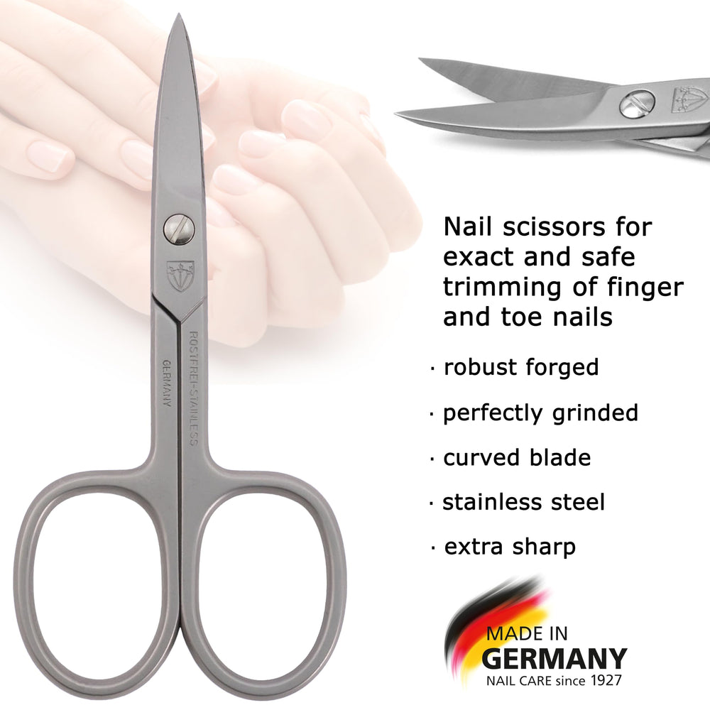3 Swords Germany stainless steel nail scissors showcases durable, long-lasting manicure performance.