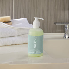 39north Body Wash creates a luxurious lather with calming eucalyptus-lavender aroma.