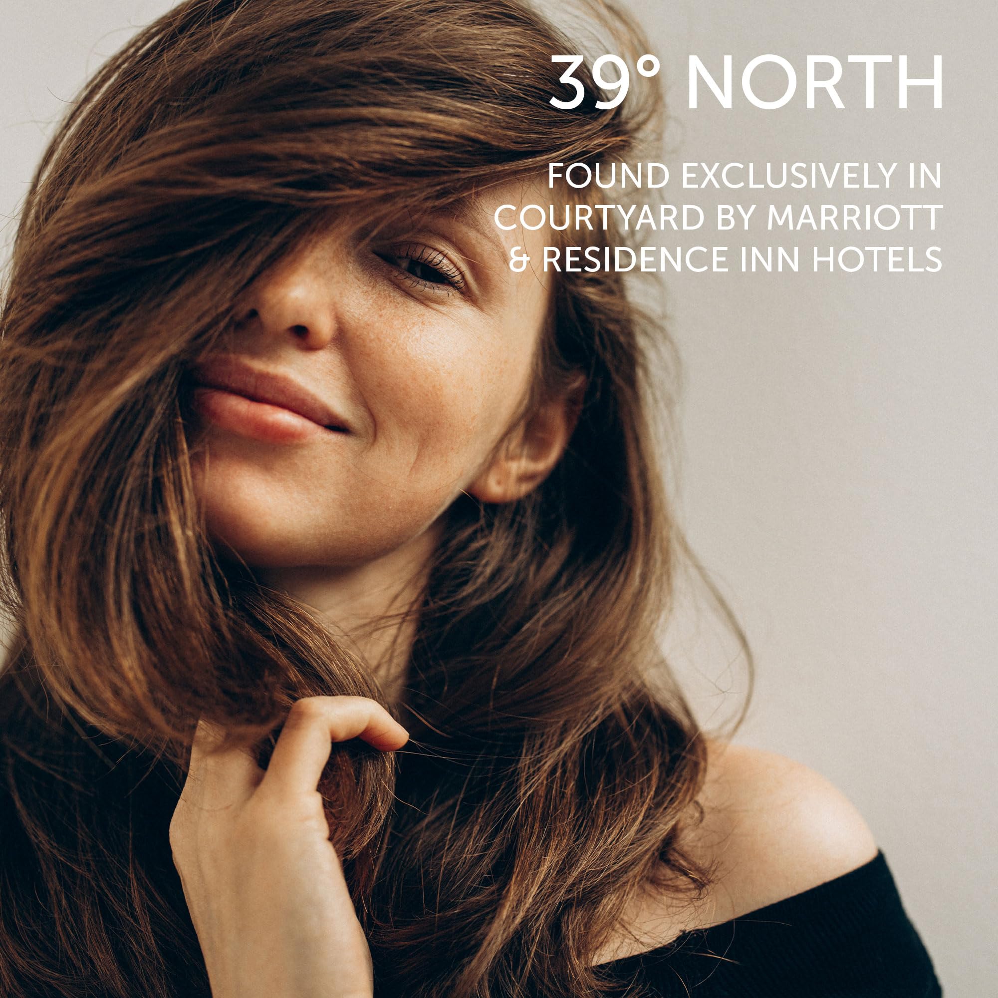 39° North hotel-amenities-display evokes hotel-grade bath products for home routines