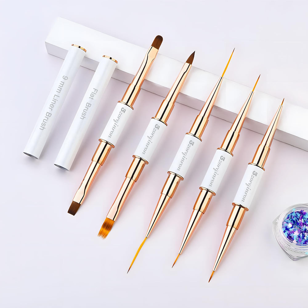 3zorqinron nail art brushes set ideal gift for DIY enthusiasts.