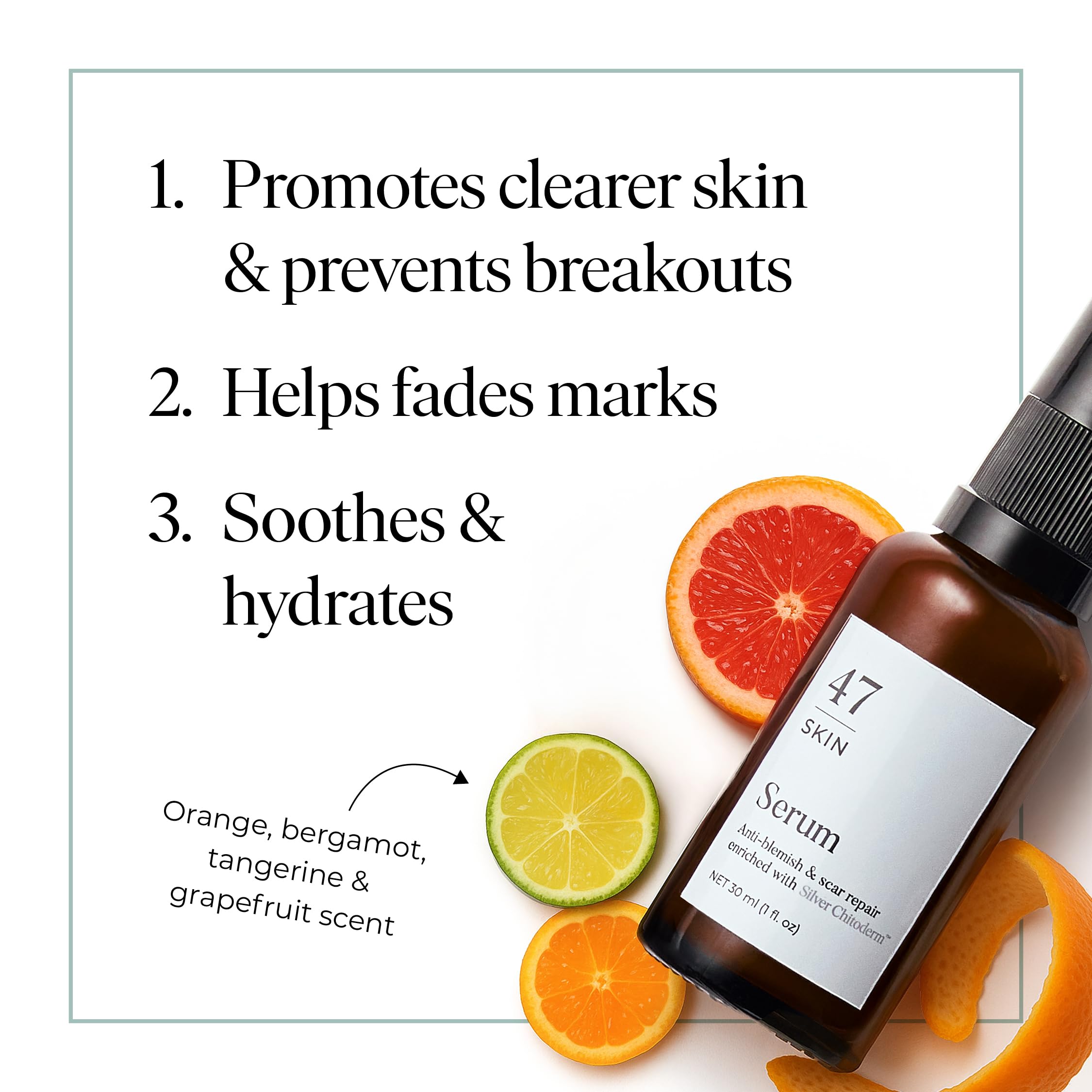 47 Skin Hydrating Serum dropper closeup for precise, easy application