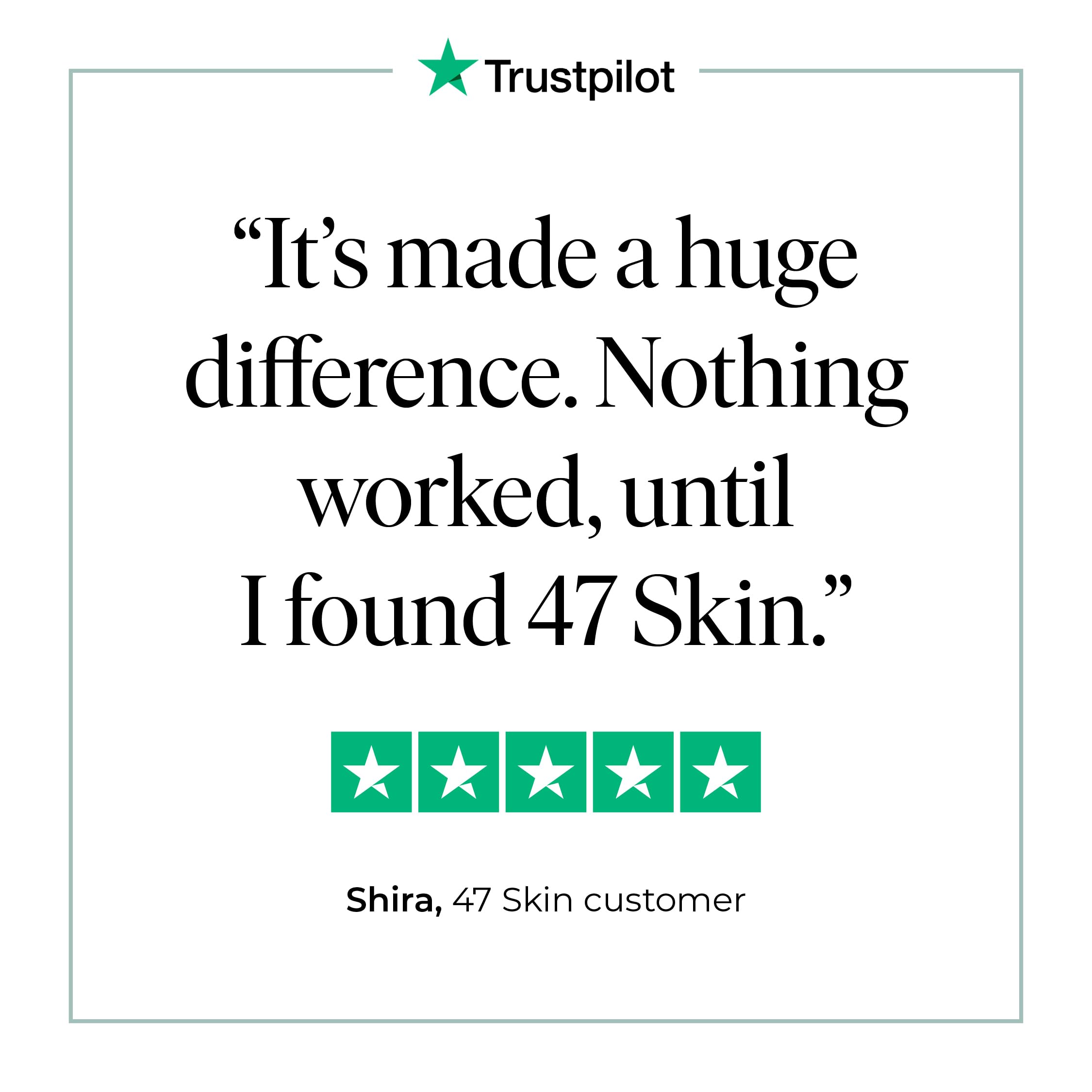 47 Skin Hydrating Serum skin soft touch closeup conveys gentle, lasting moisture
