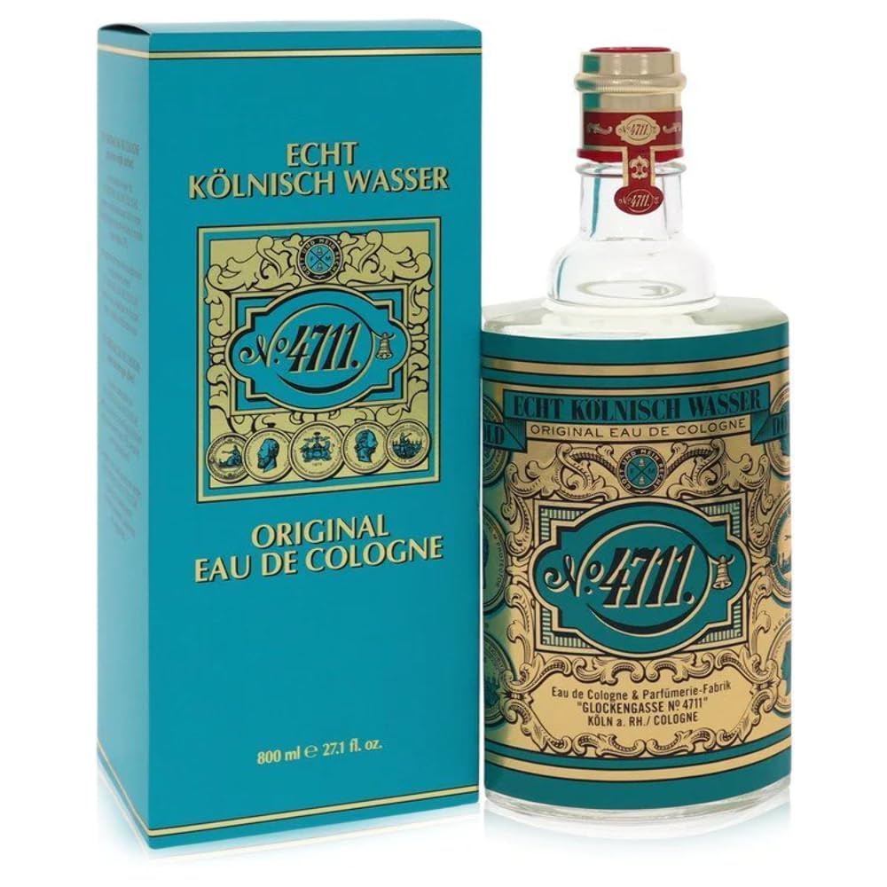 4711 Cologne 27.0 oz bottle—unisex fragrance for everyday refreshment.