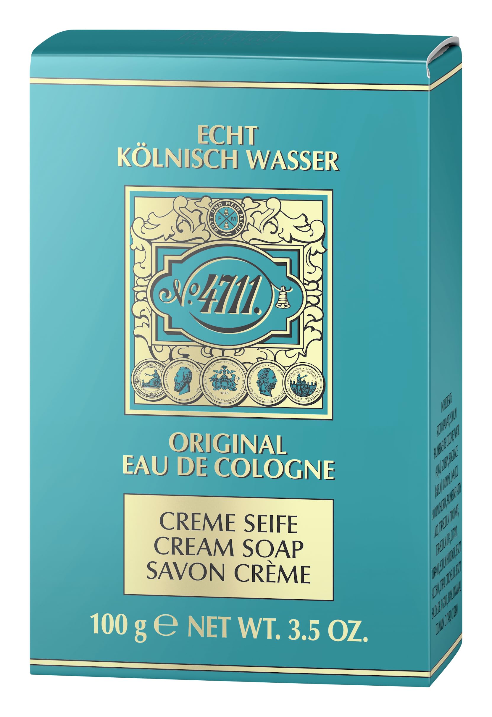 4711 original cream soap packaging image highlights premium cleansing and fragrance
