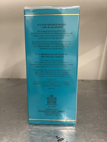 4711 retail packaging box shows premium presentation