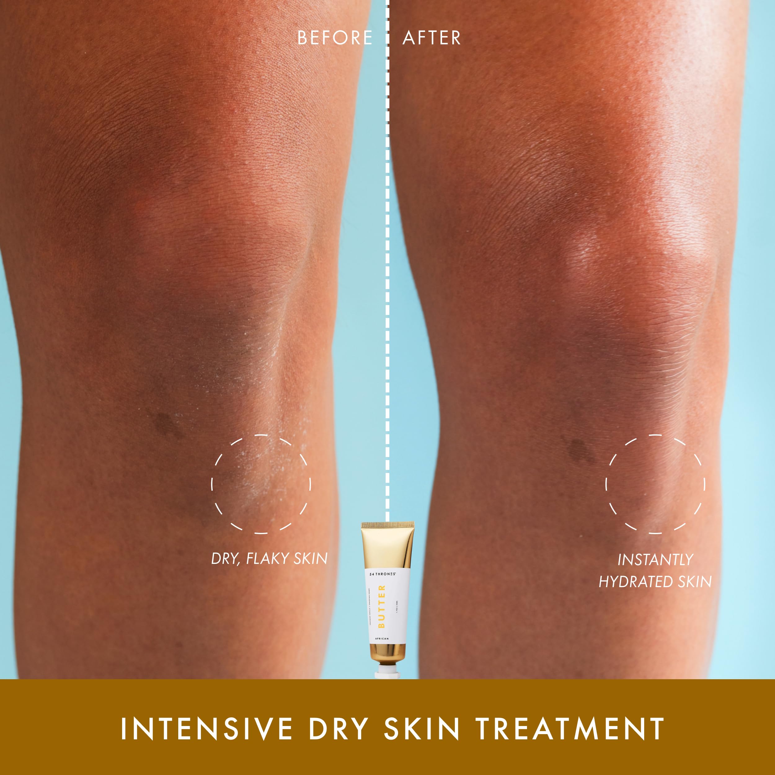54 Thrones baobab-oil infusion closeup reveals skin-softening blend in the butter.