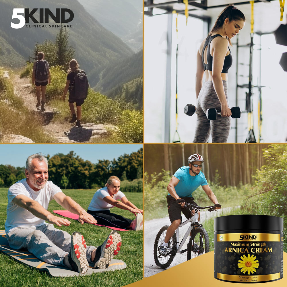 5kind Arnica Cream suits all skin types, including sensitive or dry.
