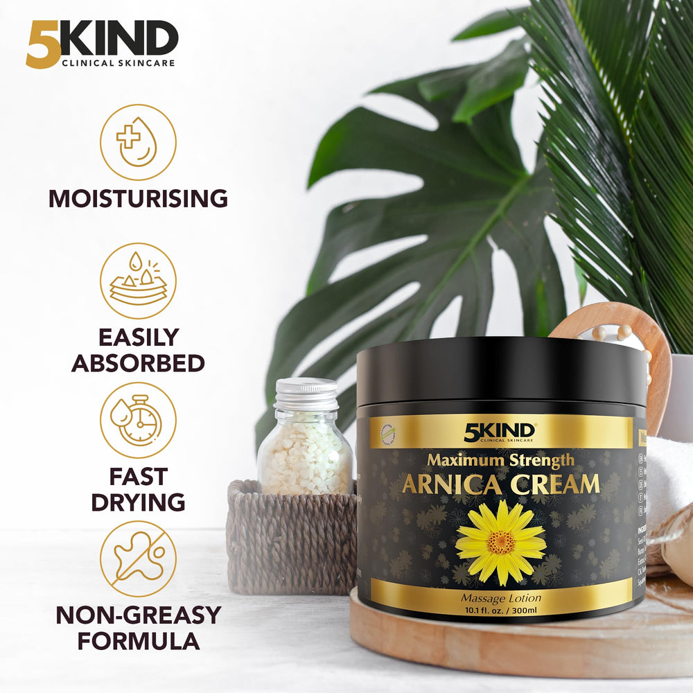 5kind Arnica Cream post-workout use supports soothing recovery after training.