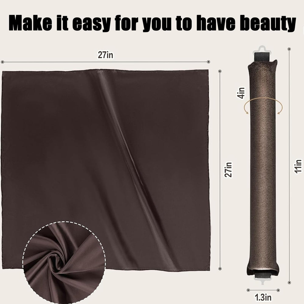 5Pcs heatless hair curler damage-free styling for healthier mornings
