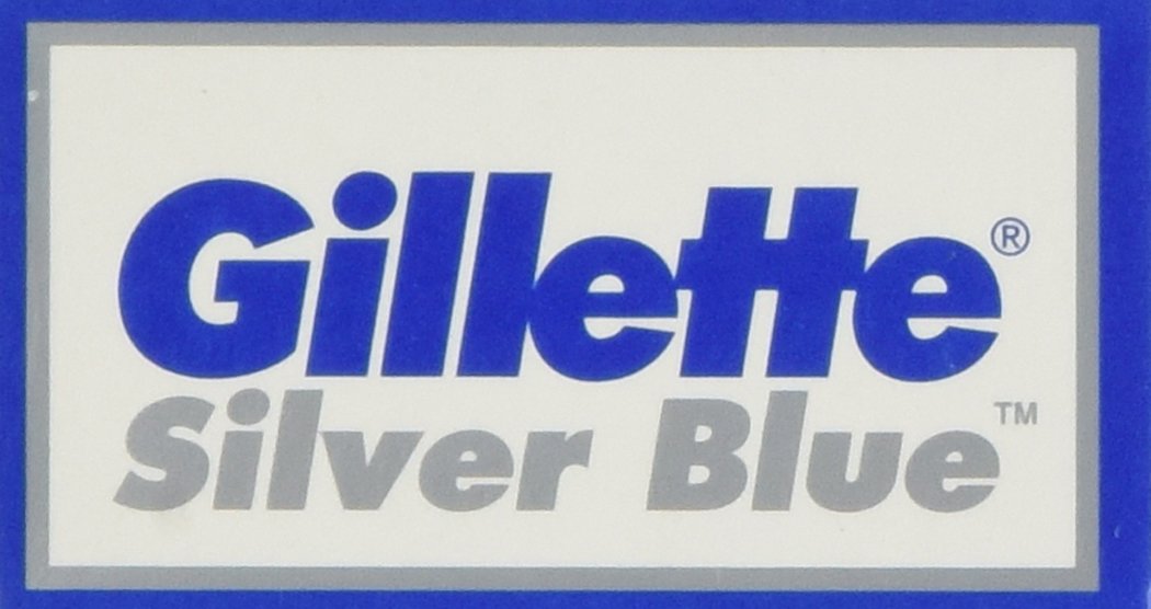 7 O'clock silver blue double-edge blades pack for a smooth shave on standard razors