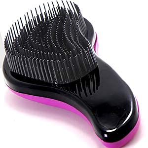 79STYLE detangler brush front view great for sharing across kids and adults