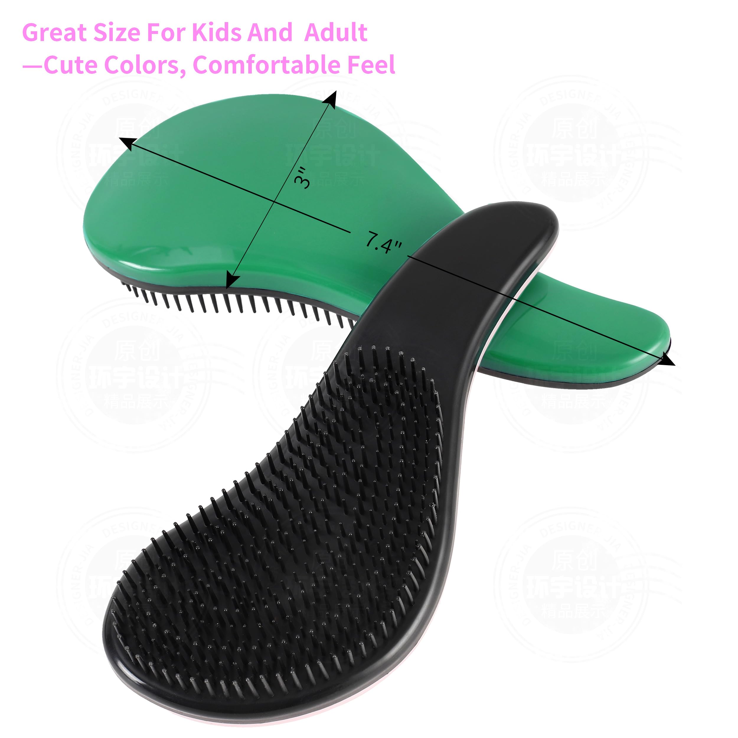 79STYLE detangler brush 3pcs set offers value and versatile styling options.