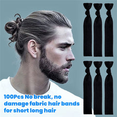 79STYLE soft ribbon texture hair ties provide gentle hold without creasing