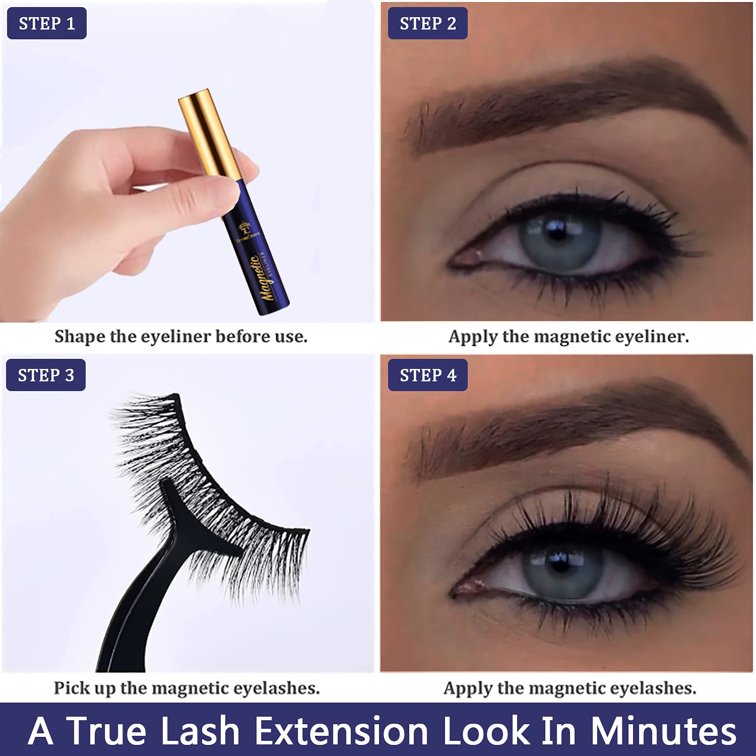 7C SEVENCROWN lashes with natural-looking curl for everyday elegance