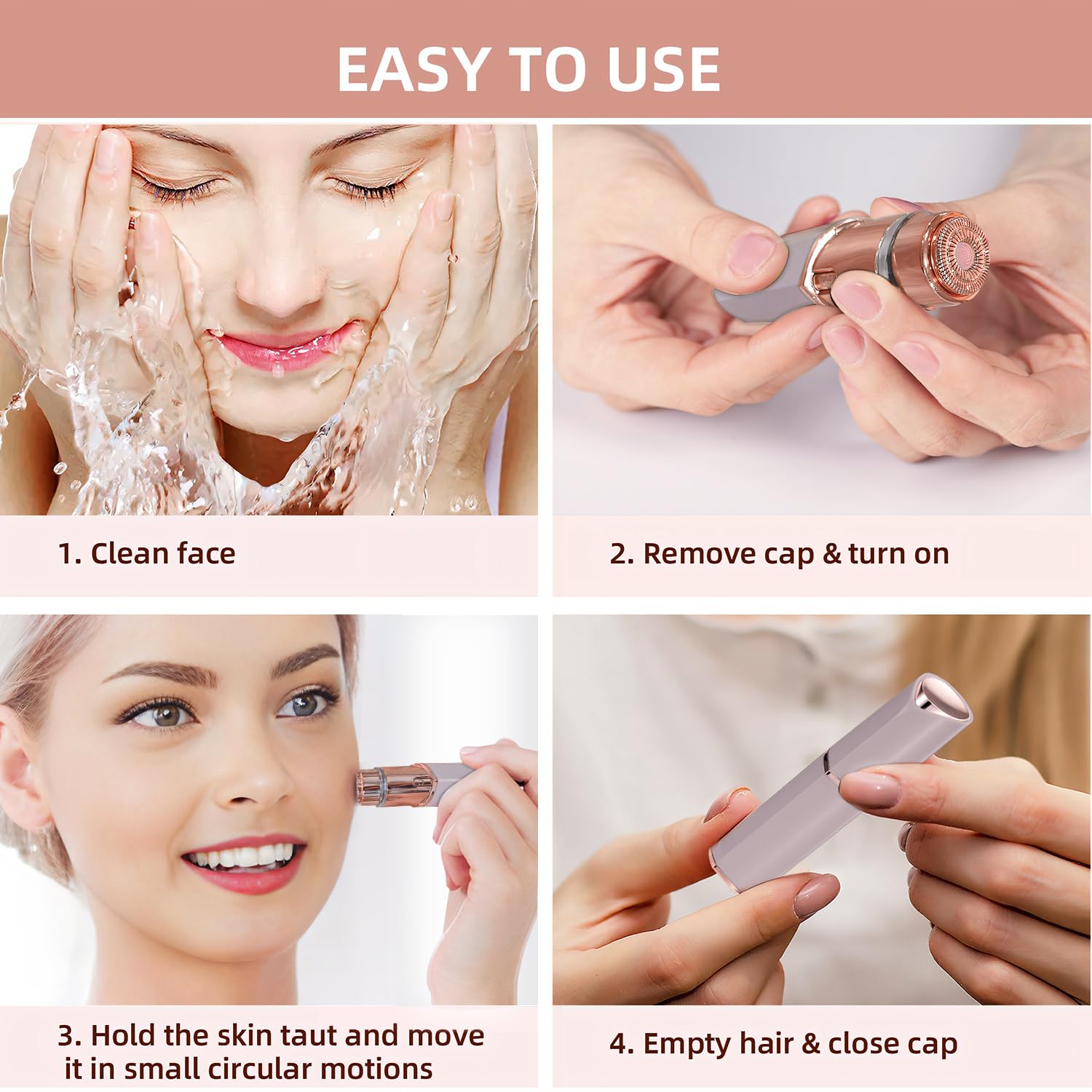 7d24hcare compact portable design fits makeup bags and travel kits.