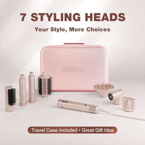 7MAGIC ergonomic one-pound design for comfortable styling sessions.