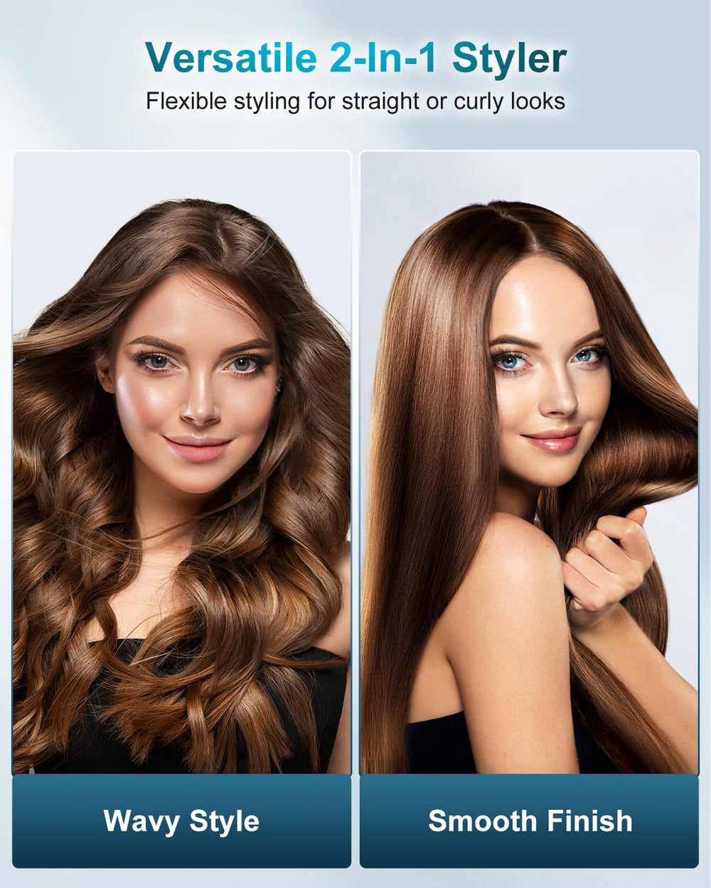 7MAGIC fast heat-up highlights 30 seconds to ready for quick styling.