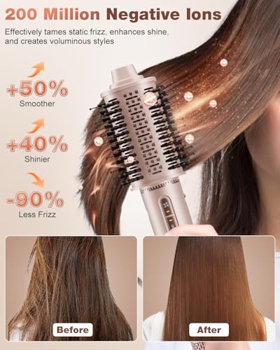 7MAGIC smart temperature control maintains safe heat for healthy-looking hair.