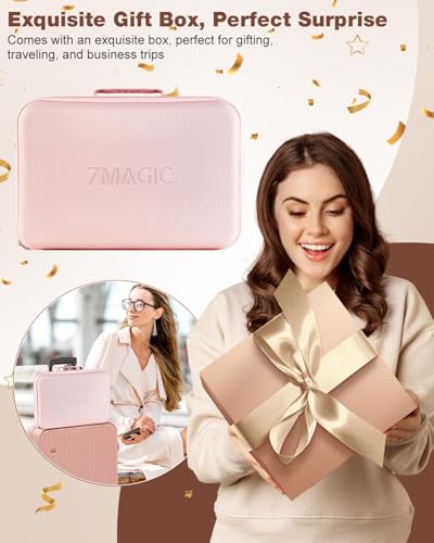 7MAGIC travel case included for on-the-go styling anywhere.