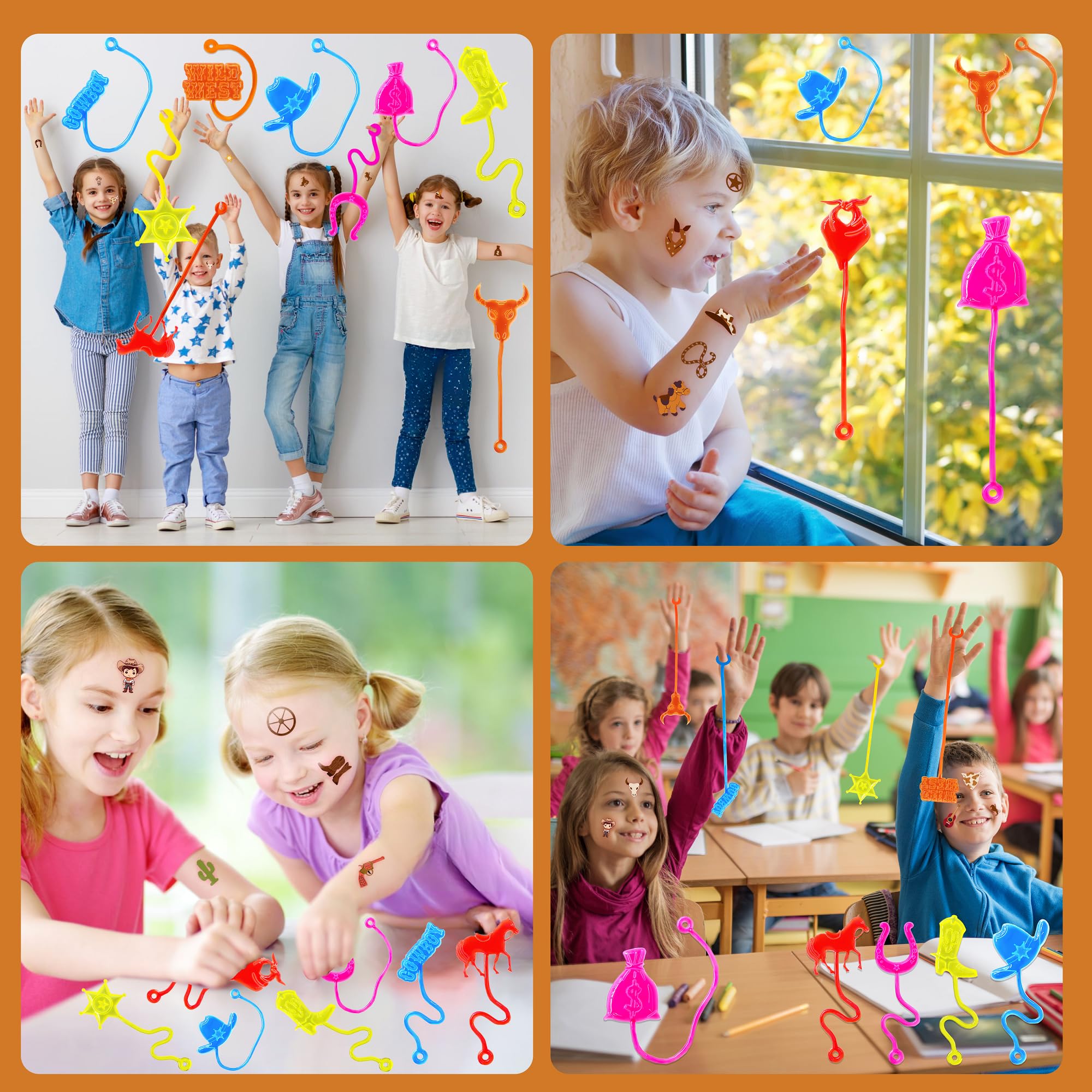 The 91STICKYHAND bright-colors add excitement to party setups and rewards.