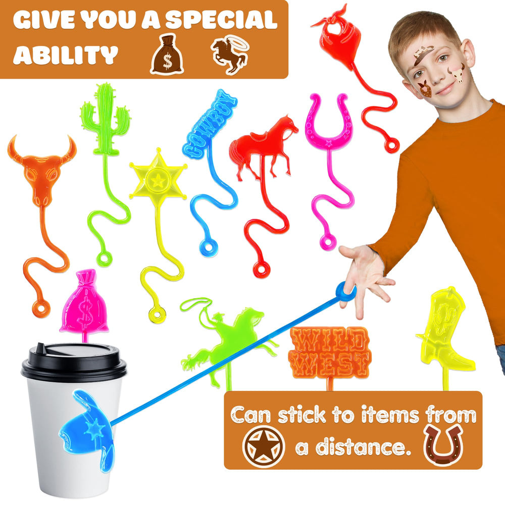 The 91STICKYHAND cowboy-sensory-toys provide safe, engaging play that may aid focus.