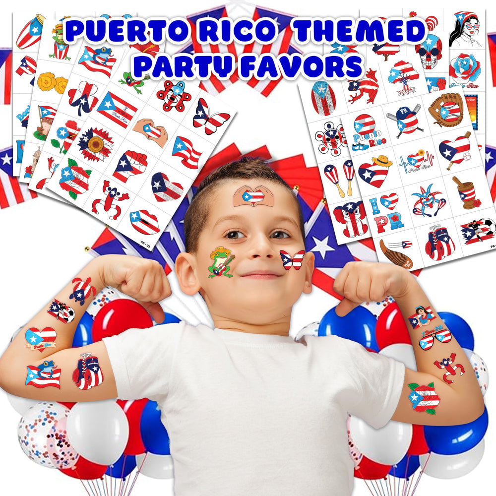 91TATTOOS Puerto Rico flag tattoo designs variety for playful party decor and activities