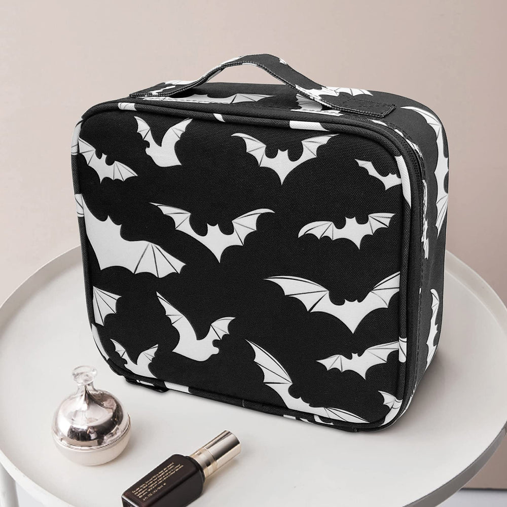 9CH Goth makeup organizer bag travel-use design supports on-the-go routines