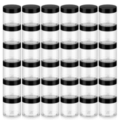 Loretoy 4oz jar with lid for cosmetics and travel storage.