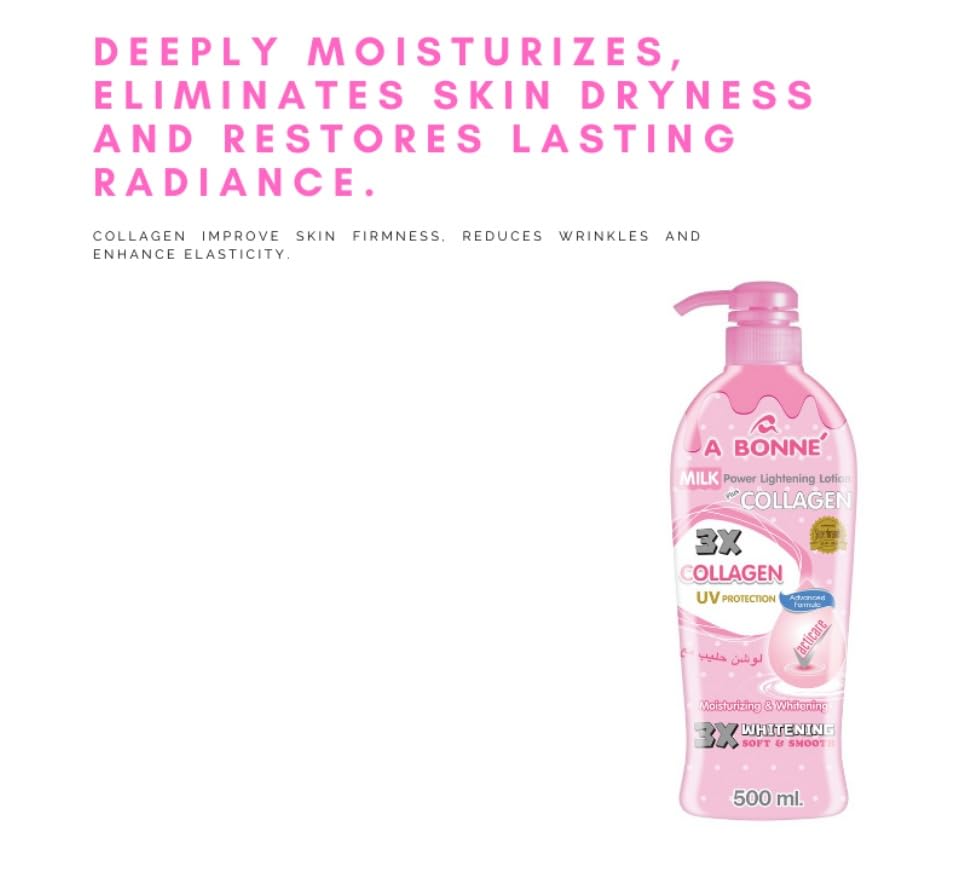 A Bonné collagen ingredients label communicates formula highlights for skin health