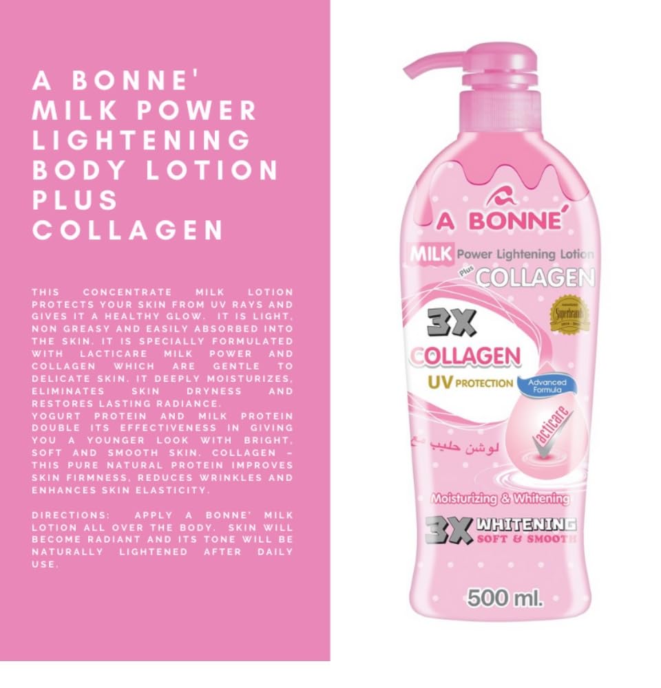 A Bonné lotion spread on skin emphasizes smooth, nourished look