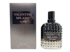 A Center Valentine Milano bottle closeup, premium notes for upscale occasions.