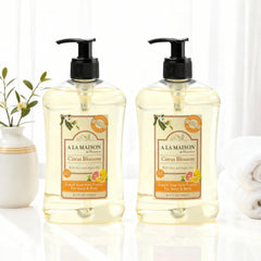 A LA MAISON Citrus Blossom scent closeup evokes fresh-fruit notes during busy days.