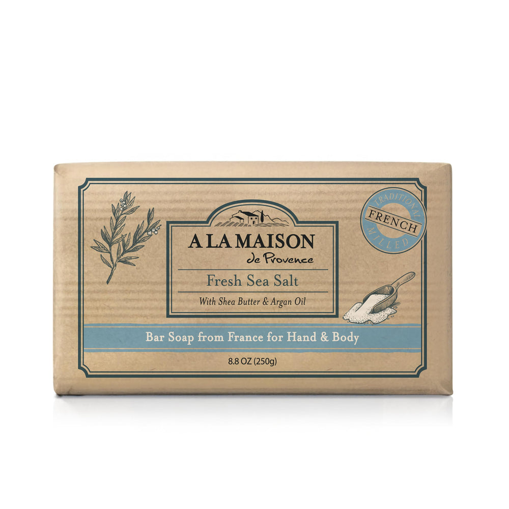 A LA MAISON Jabón barra sal marina fresca para la piel