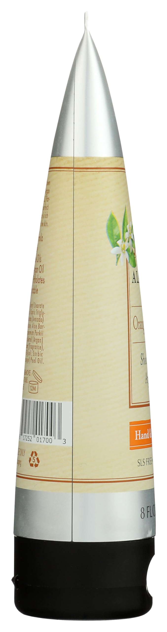 A LA MAISON Orange Bergamot lotion cap close-up for easy dispensing